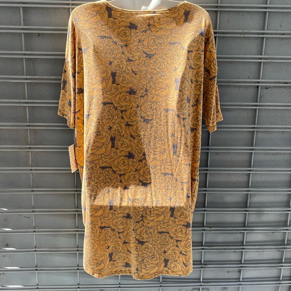 LulaRoe Muted Floral Irma Tunic Top-0919-2 - Picture 6 of 10